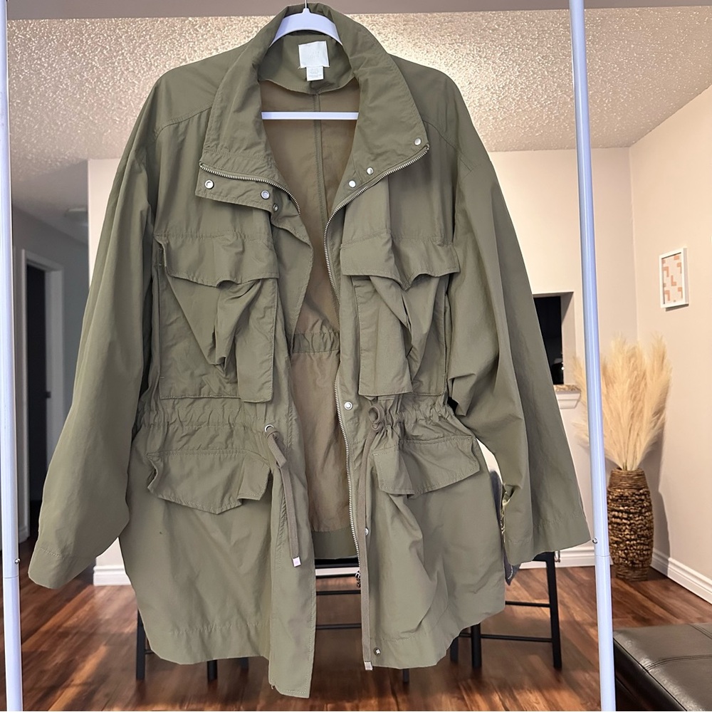 Olive Green Utility Jacket